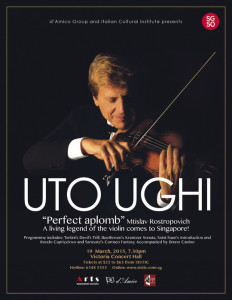 Uto Ughi @ Victoria Concert Hall